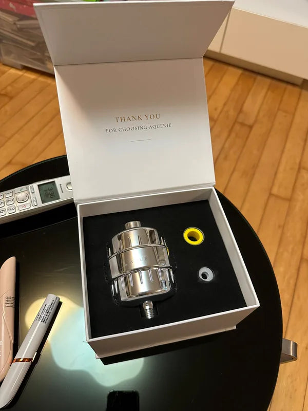 Oliver S. customer photo for AQUERIE Rituel Shower Filter