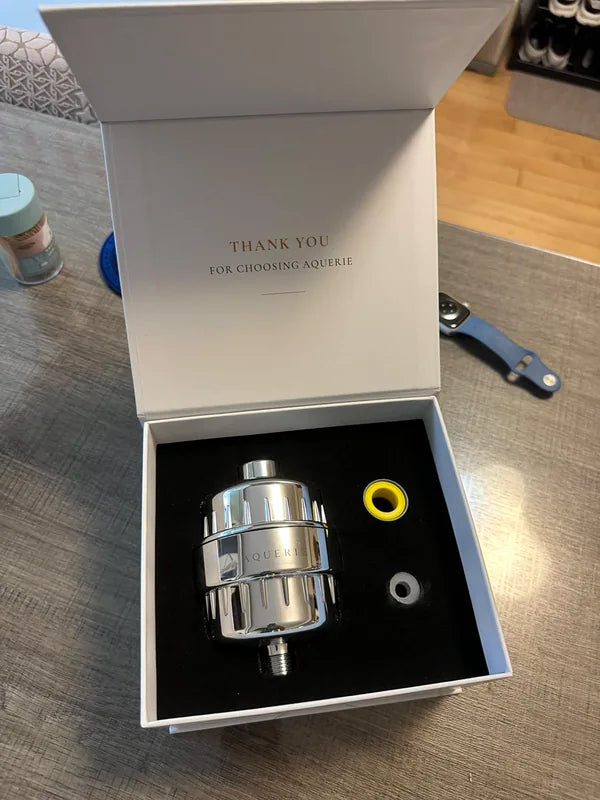 Amelia J. customer photo for AQUERIE Rituel Shower Filter